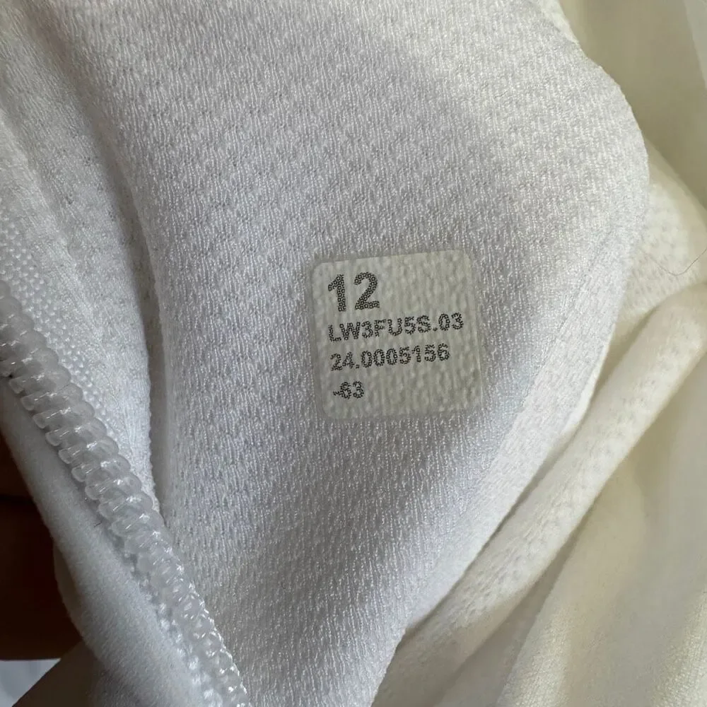 Lululemon Lightweight UV Protection Running Jacket White size 12 - Picture 9 of 9